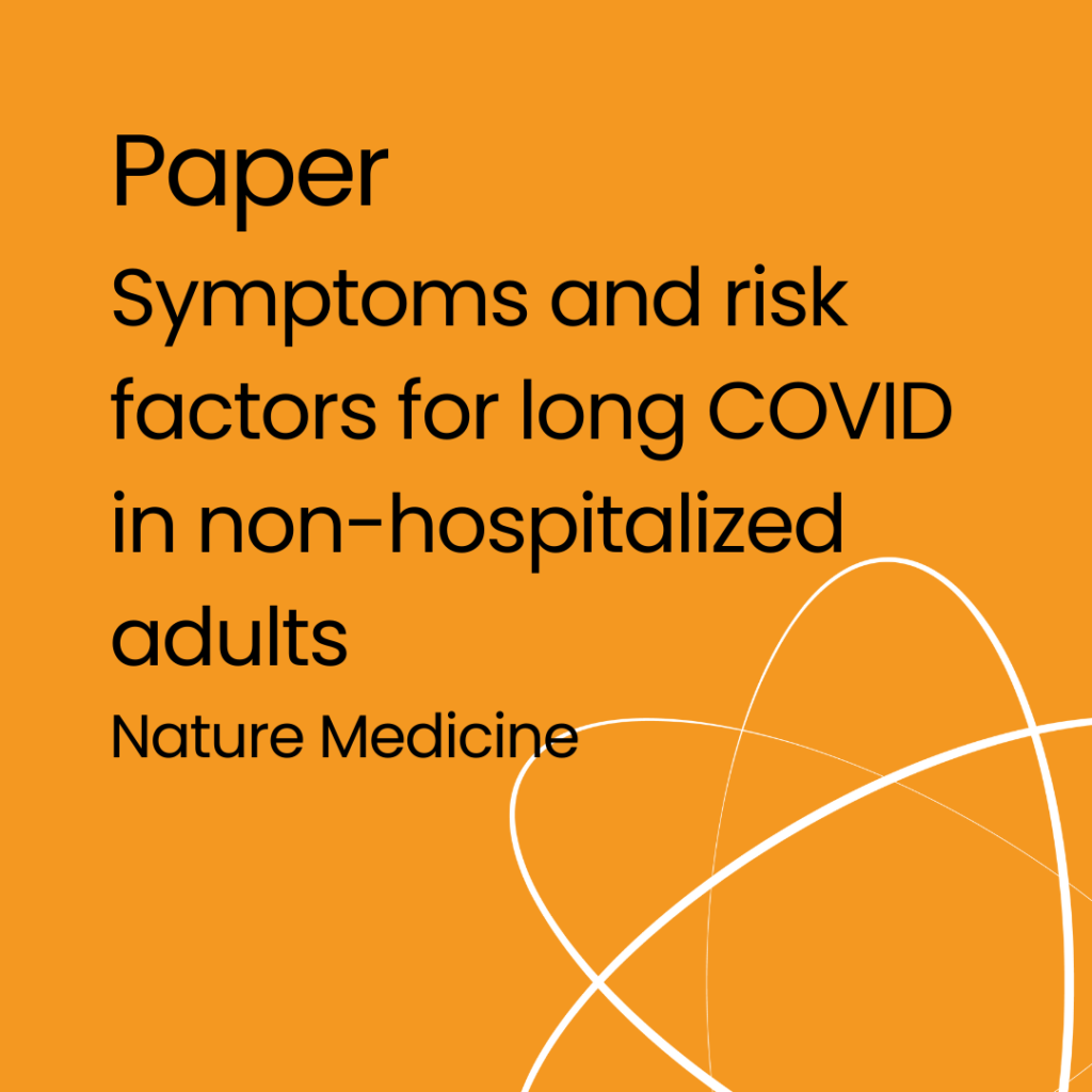 Symptoms and risk factors for long COVID in non-hospitalized adults ...